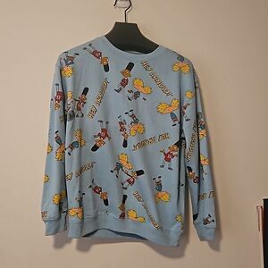 NICKELODEN men Hey Arnold  crew sweatshirt L